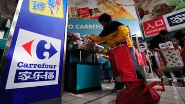 Un magasin Carrefour à Pékin.