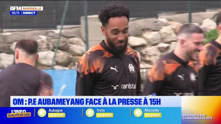 Suivez à 15h sur BFM Marseille Provence et BFM Toulon Var la conférence de presse de présentation de Pierre-Emerick Aubameyang 