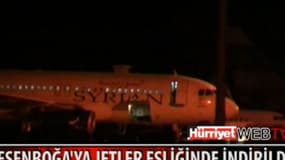 Un avion de ligne syrien intercepté et inspecté à l'aéroport d'Ankara mercredi soir