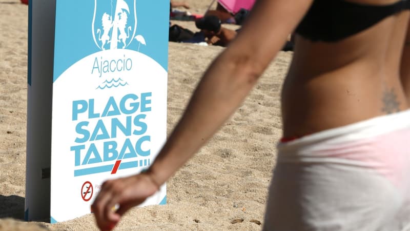 Une plage sans tabac à Ajaccio en 2018