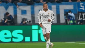 Kylian Mbappé lors du match Atalanta-Real Madrid (2-3, Ligue des champions), le 10 décembre 2024
