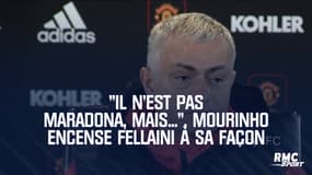 Man United : "Fellaini n'est pas Maradona, mais...", Mourinho encense le Belge à sa façon