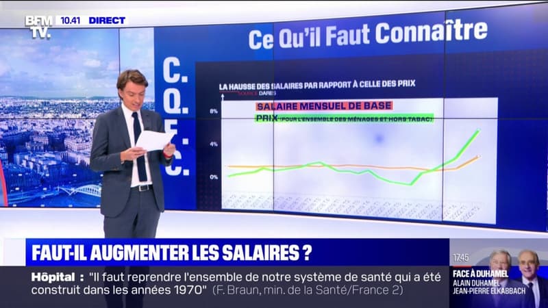 Les salaires ont-ils beaucoup augmenté en France ces dernières années?