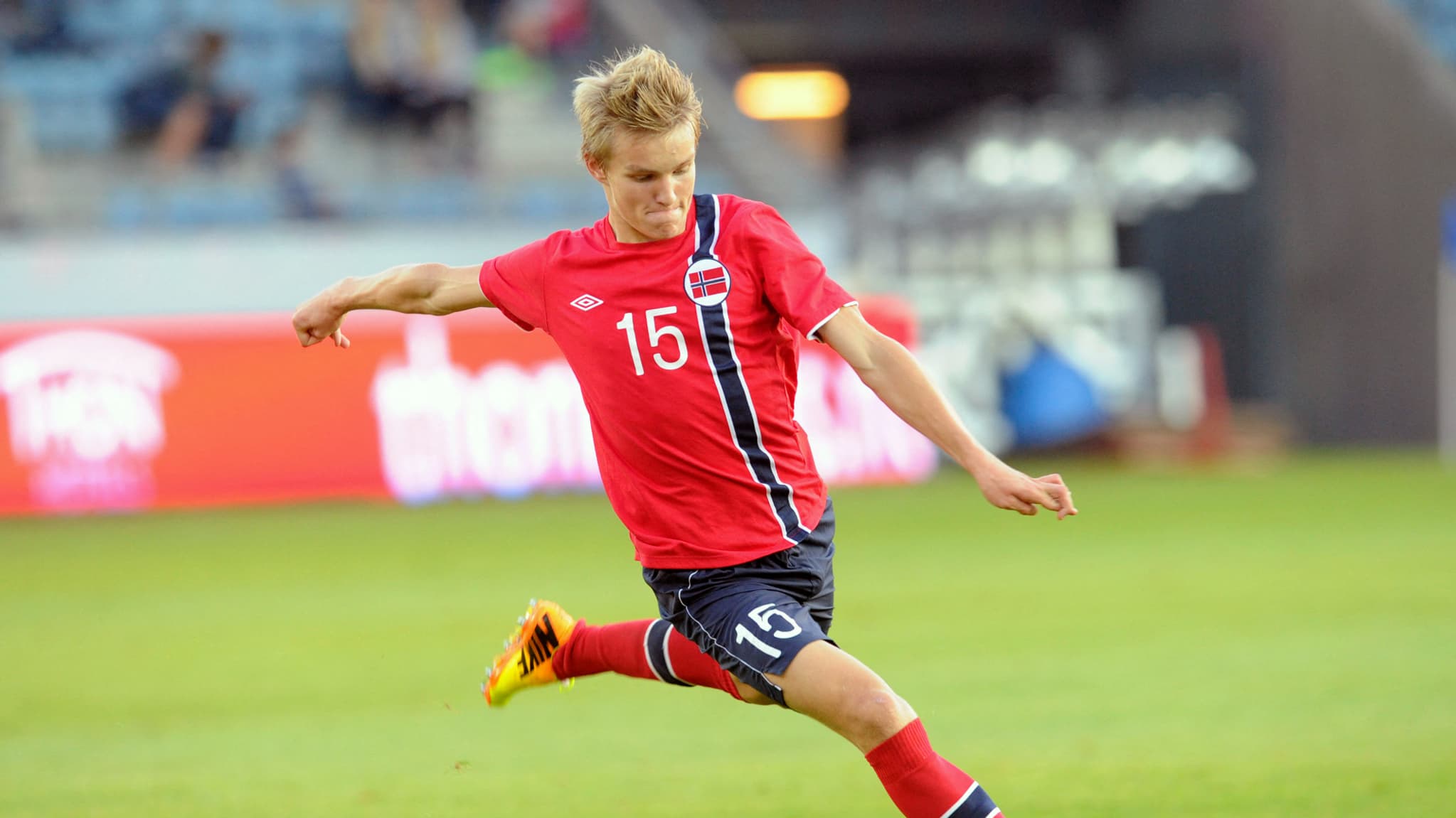 Le Norvégien Terje Pedersen lors de sa première sélection en 2014
