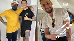 PSG : Donnarumma et Di Maria se font tatouer leurs trophées de l'été 