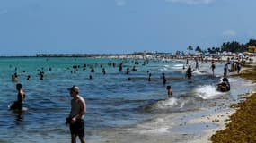 Une plage de Miami rouverte au public, le 10 juin 2020 en Floride (illustration)