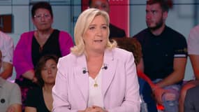 Marine Le Pen le 10 juillet 2022 sur BFMTV.