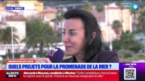 Alexandra Masson, candidate RN à Menton : quels projet pour la promenade de la Mer ?