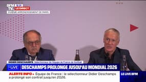 Didier Deschamps: "C'est une marque de confiance d'avoir un contrat jusqu'en 2026"