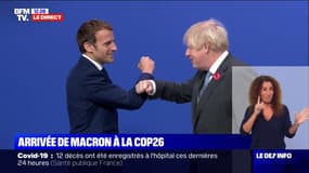 Emmanuel Macron et Boris Johnson se rejoignent à la COP26 sur fond de "guerre de la pêche"