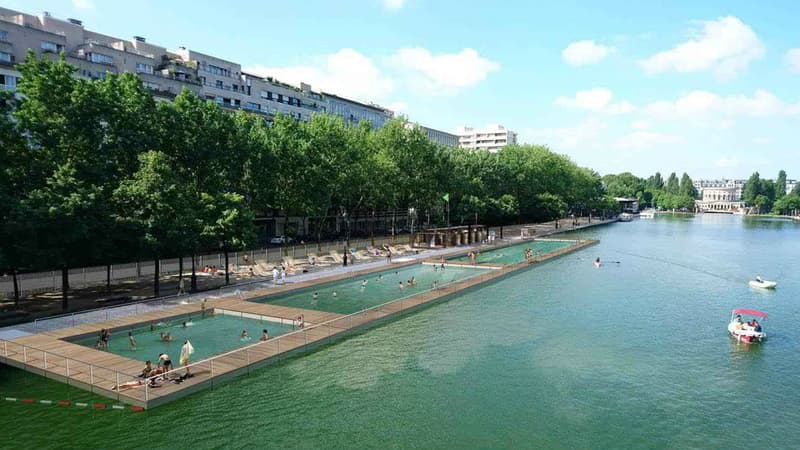 Cet été, les Parisiens pourront se baigner dans le bassin de la Villette.