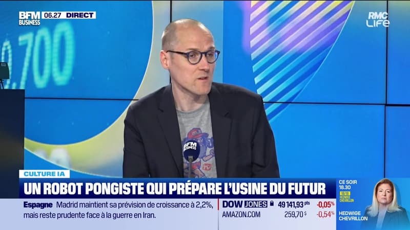 Culture IA : Un robot pongiste qui prépare l'usine du futur, par Anthony Morel - 29/04