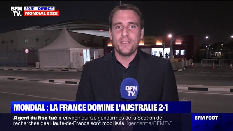 La France domine l'Australie 2-1 à la mi-temps