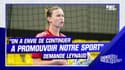 Handball : "Avec toutes les médailles qu'on a eues, on a envie de continuer à promouvoir notre sport" demande Leynaud