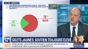 Gilets jaunes : Soutien populaire toujours élevé