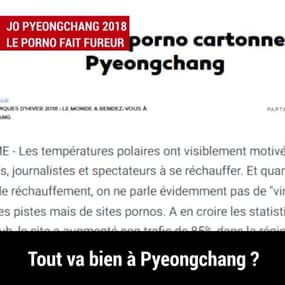 JO Pyeongchang 2018: Le porno fait fureur !