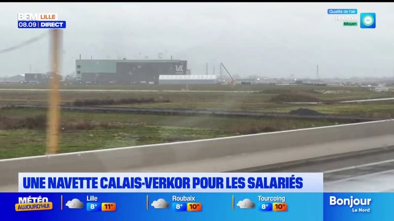 Une navette Calais-Bourbourg pour les salariés de Verkor.