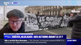 "La question de la grève reconductible [à la SNCF] est sur la table", affirme Fabien Villedieu (SUD-Rail)