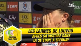 Tour de France Femmes : Les larmes de Ludwig après sa victoire dans la 3e étape