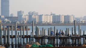 Le port de la ville de Danang au Vietnam, le 24 avril 2012. Plus de 700 kg de cornes de rhinocéros et de défenses d'éléphants y ont été saisis le 14 août 2015