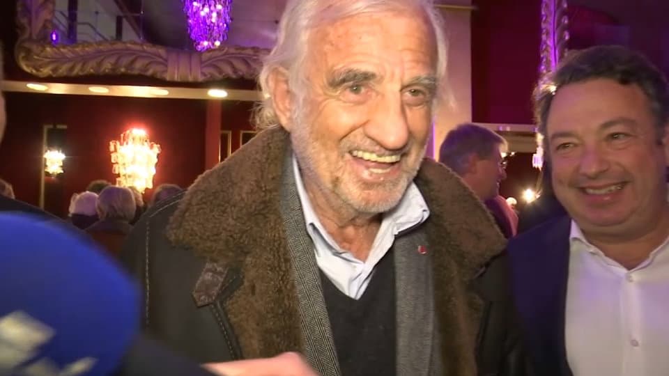Jean-Paul Belmondo au micro de BFMTV Jean-Paul Belmondo au micro de BFMTV