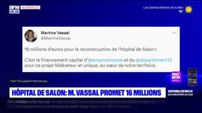 Salon-de-Provence: Martin Vassal promet 16 millions d'euros pour reconstruire l'hôpital
