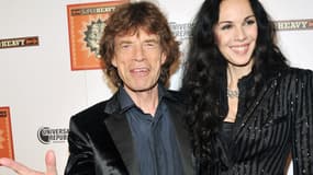 Mick Jagger et L'Wren Scott,