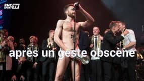 Malaise, il glisse son pénis dans une coupe et provoque la polémique