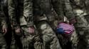 Des soldats américains lors d'une cérémonie en mai 2017 au cimetière national d'Arlington, en Virginie (photo d'illustration) - Brendan Smialowski-AFP