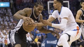 Kawhi Leonard face à Andre Roberson