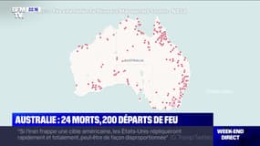 Australie: 24 morts, 200 départs de feu - 05/01