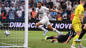 Luis Suarez, buteur avec l'OM contre Reims en ouverture de la saison de Ligue 1, le 7 août 2022.
