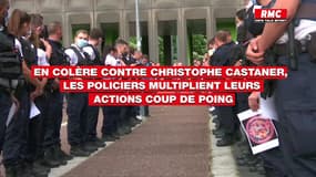 En colère contre Christophe Castaner, les policiers multiplient leurs actions coup de poing 