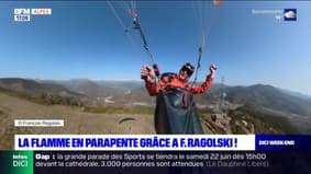 Digne-les-Bains: la flamme olympique passera dans le ciel avec le parapentiste François Ragolski