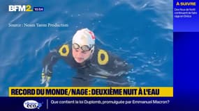 Calvi-Monaco à la nage: deuxième nuit passée dans l'eau pour le nageur Noam Yaron