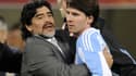 Maradona et Messi