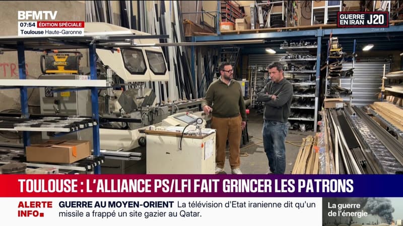 Municipales à Toulouse: ces patrons redoutent la victoire du candidat LFI