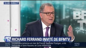 "J'ai quitté le gouvernement parce que le président m'a demandé de me présenter au suffrage de nos députés", Richard Ferrand