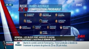 "Aujourd'hui, conférence de presse à 12h15 d'Hugo #Lloris et Didier #Deschamps (...) A priori, pour la composition de l'équipe, on devrait rester sur ce qui c'est produit lors du dernier entrainement"