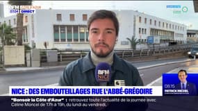 Nice: la création d'une piste cyclable provoque des embouteillages rue l'Abbé-Grégoire