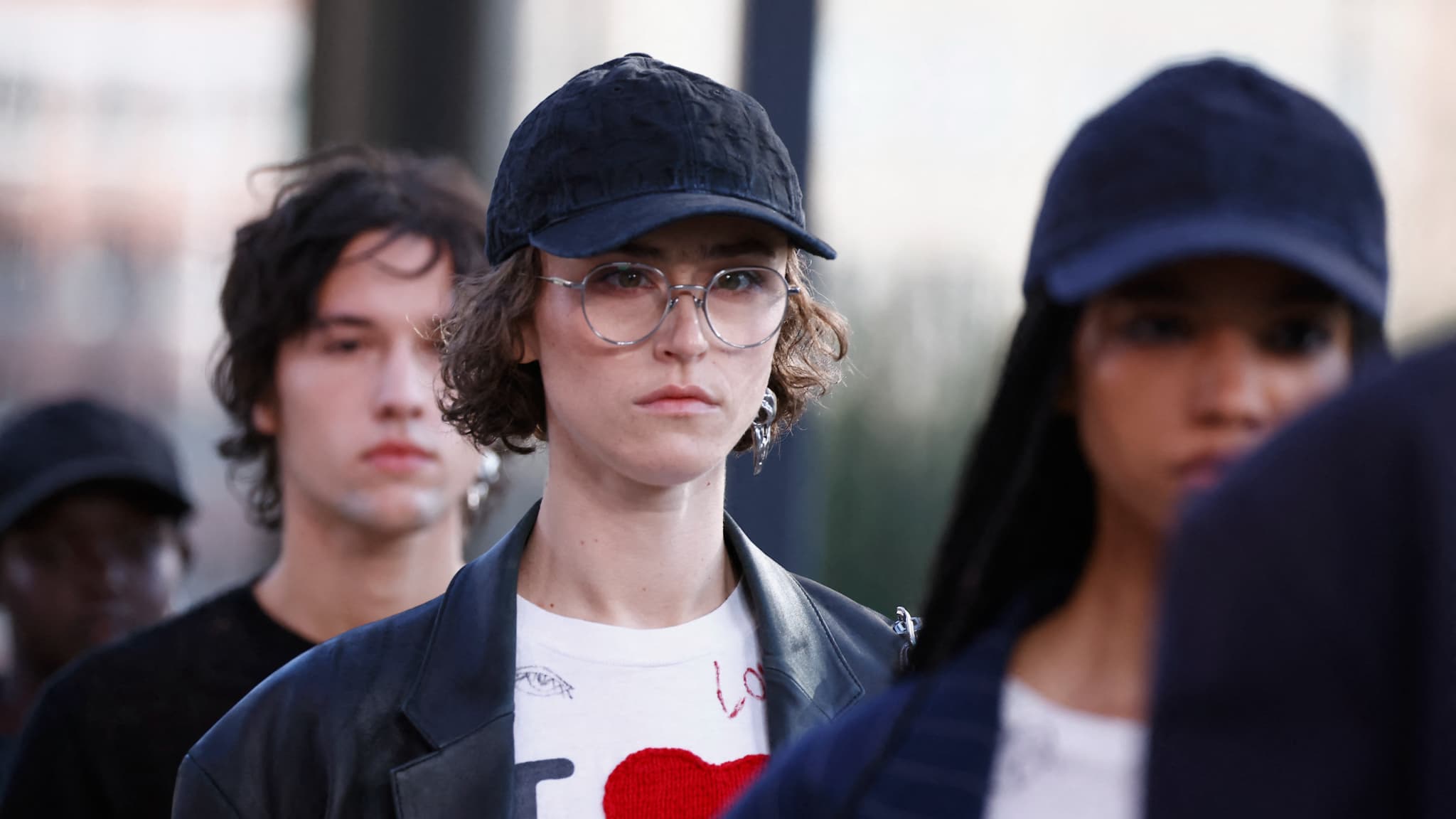 Ella Emhoff lors du défilé Coach à la Fashion Week de New York, 9 septembre 2024