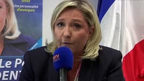 Marine Le Pen, ce lundi soir. 