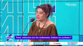 Total : réduction sur les carburants, cadeau ou cynisme ? "Ce n'est pas la bonne stratégie, la seule mesure viable c'est l’augmentation des salaires" affirme Fatima Benomar.