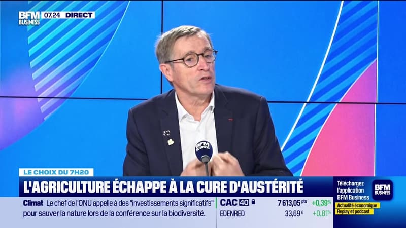 Le choix du 7.20 : L'agriculture échappe à la cure d'austérité - 21/10