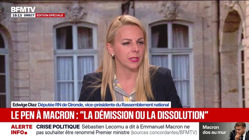 Edwige Diaz, la vice-présidente du RN juge que son parti n'a 
