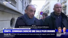 Éric Zemmour cherche une salle plus grande que le Zénith pour son meeting de dimanche