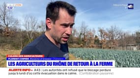 "Ca a été difficile pour ma famille": un agriculteur du Rhône raconte son retour sur son exploitation après la levée du barrage sur la M7