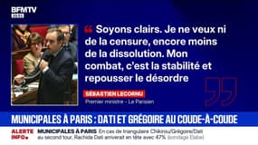 Dans les colonnes du Parisien, Sébastien Lecornu a indiqué "qu'il ne veut ni de la censure, encore moins de la dissolution"