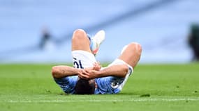 L'attaquant argentin Sergio Agüero, à Manchester le 8 mai 2021