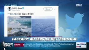 FaceApp détourné pour alerter sur le changement climatique